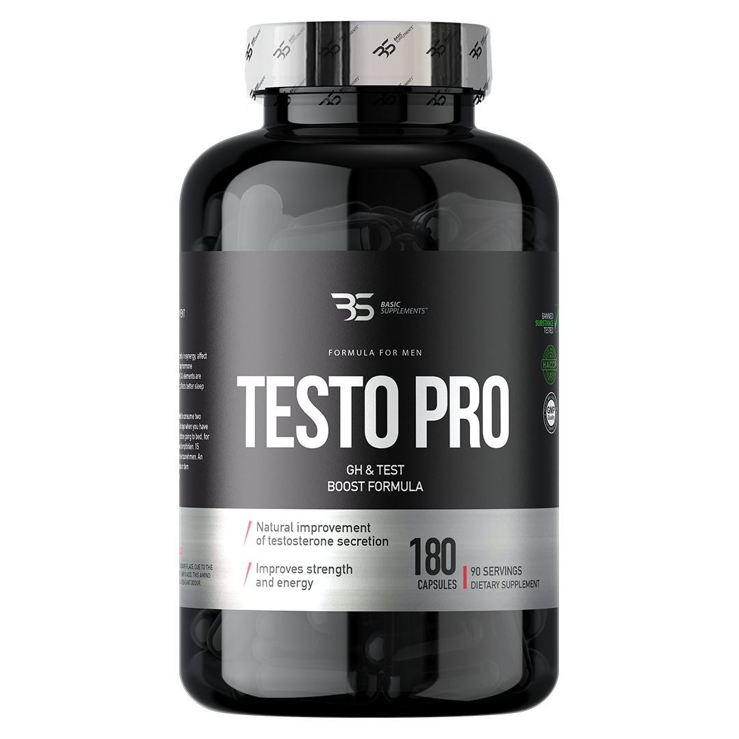 Testo PRO 180 kapsula prirodni testosteron booster Basic Supplements