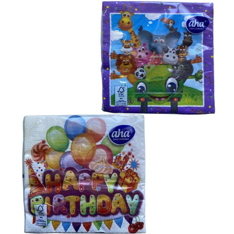 AHA Salvete Dečije – Troslojne, 20 Komada (33x33 cm)