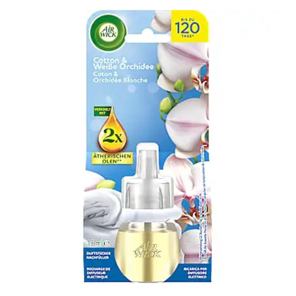 Air Wick Linen & White Orchid – Osveživač Vazduha za Električne Isparivače – Dopuna 19 ml