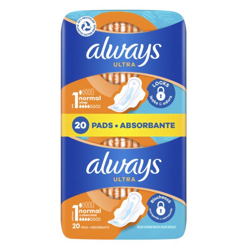 Always Ultra Normal – higijenski ulošci (20 komada)