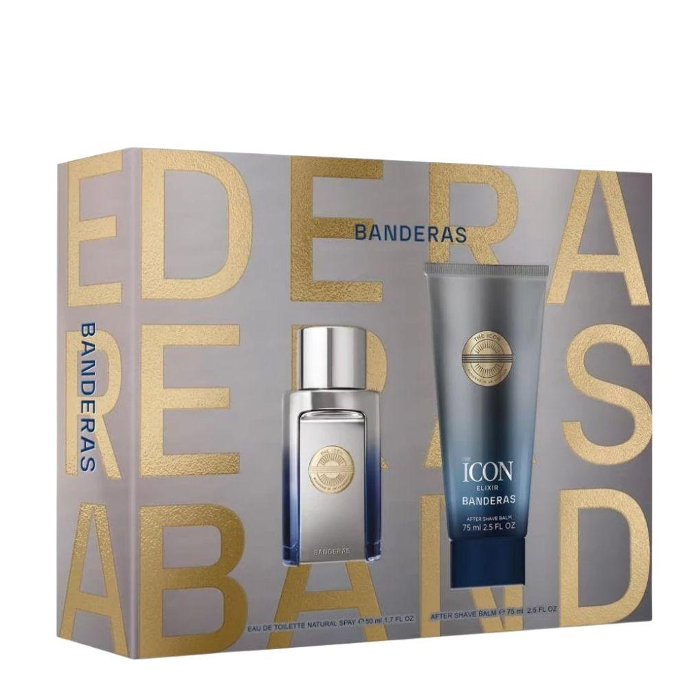 Antonio Banderas muški parfemski set The Icon Elixir EDP 50 ml + balzam posle brijanja 75 ml