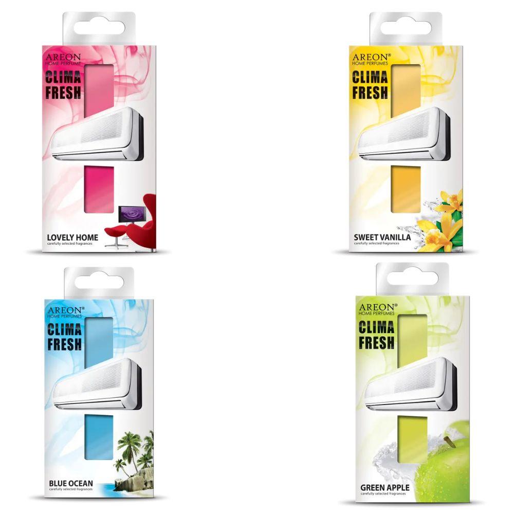 Areon Clima Fresh osveživač za klima uređaje – više mirisnih varijanti – praktično rešenje za auto, dom ili kancelariju