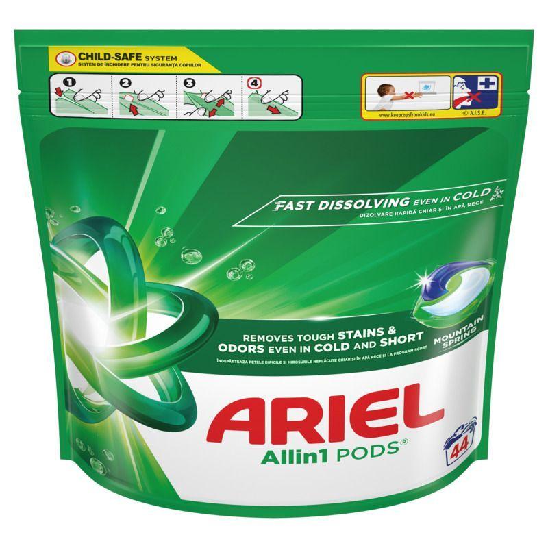 Ariel All-in-One PODS Mountain Spring kapsule za pranje veša 44kom