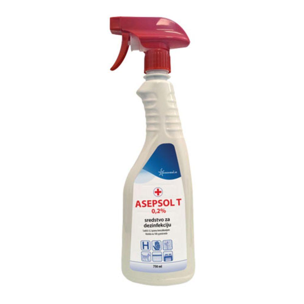 Asepsol T 0.2% dezinfekciono sredstvo sa raspršivačem 750 ml