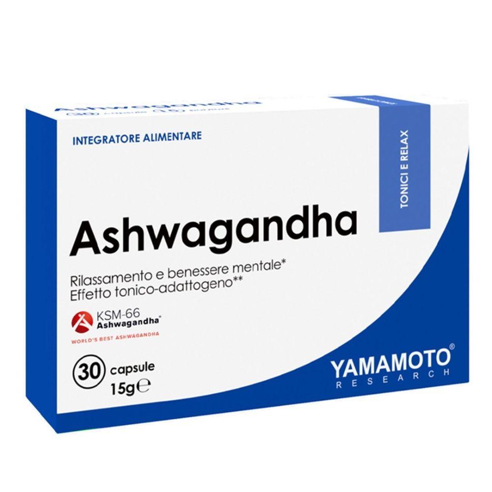 Ashwagandha KSM-66 30 kapsula adaptogen za stres i hormonsku ravnotežu Yamamoto Nutrition
