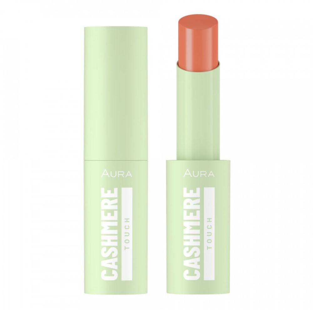 Aura Cashmere Touch ruž za usne 705 Coral Crush kremasti karmin