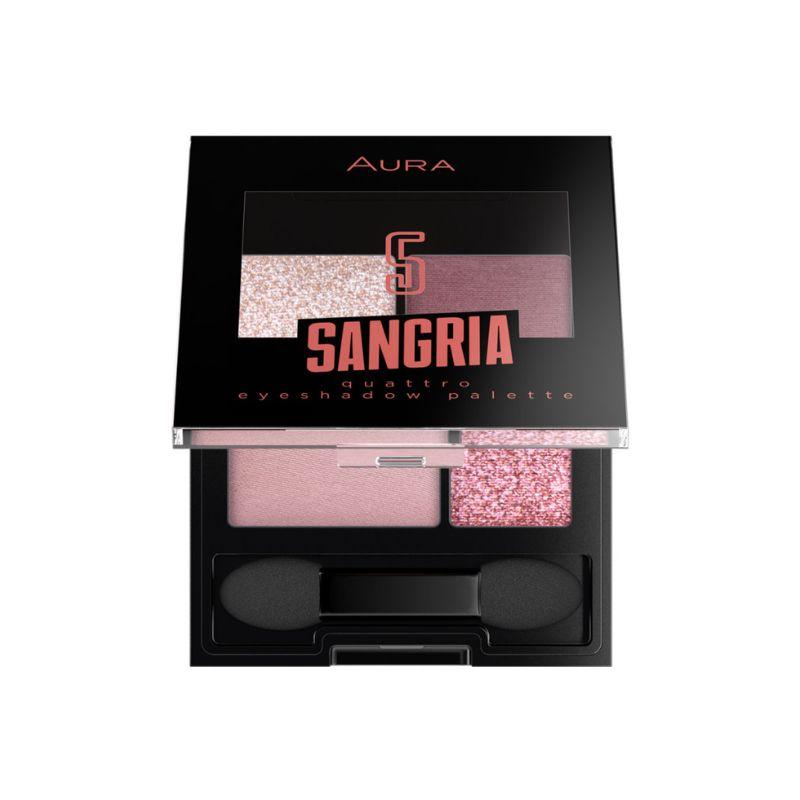 Aura Eyeshadow Palette 4/1 Sangria – Paleta senki za oči