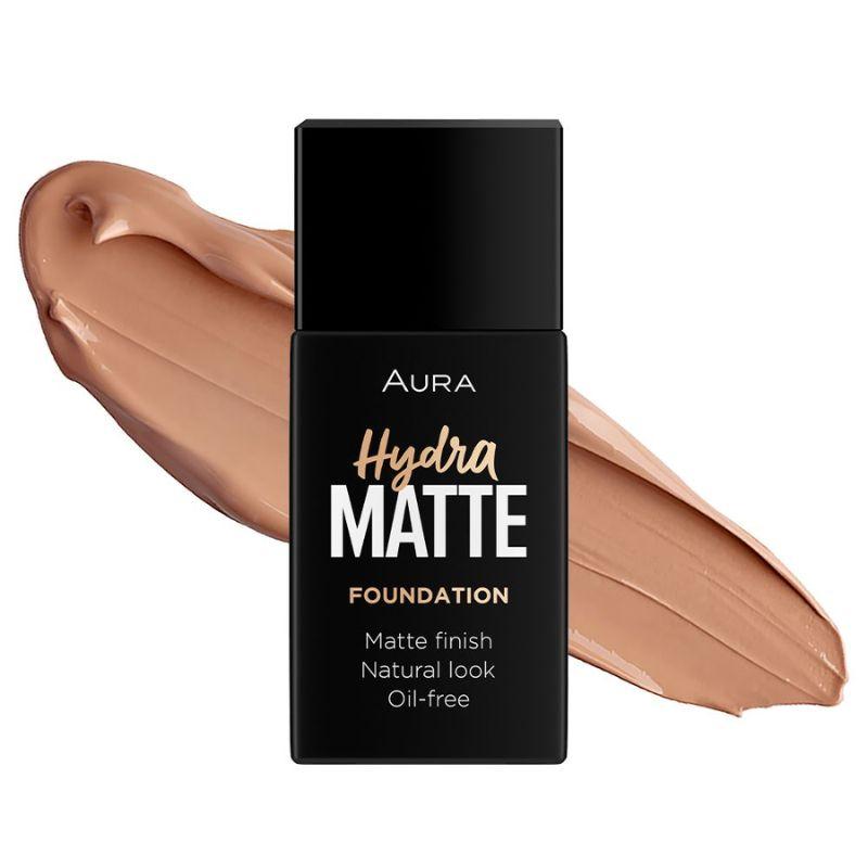 Aura Hydra Matte Tečni Puder - 018 Bronze Goddess, 30 ml