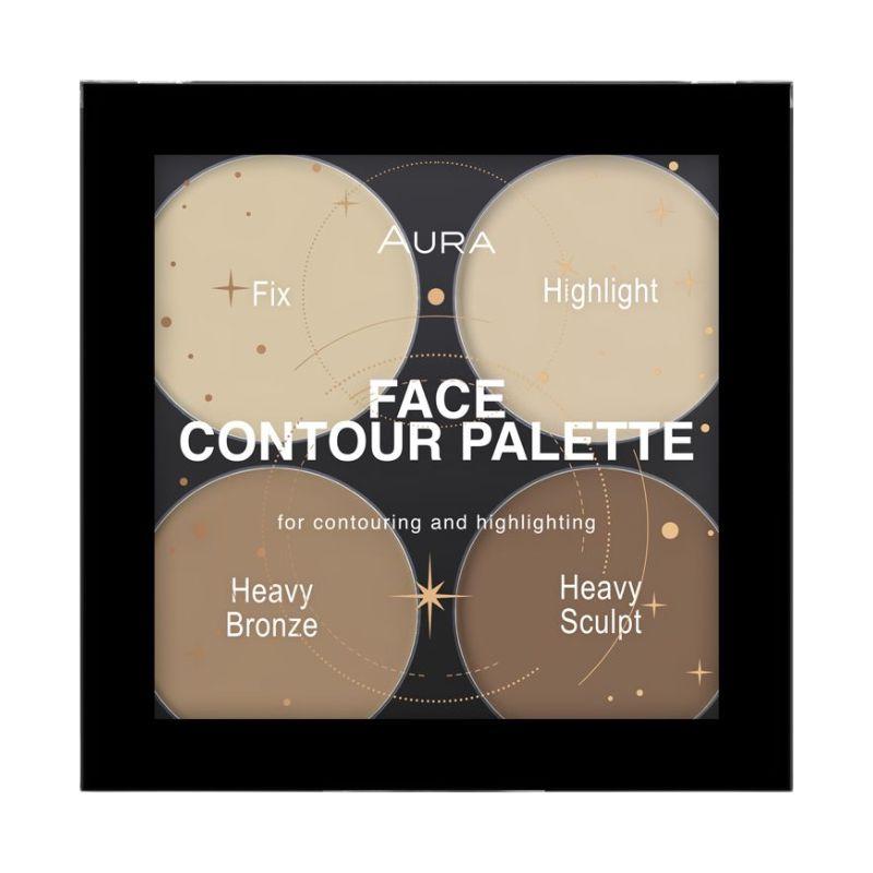 Aura Paleta za Konturisanje Lica - Dark