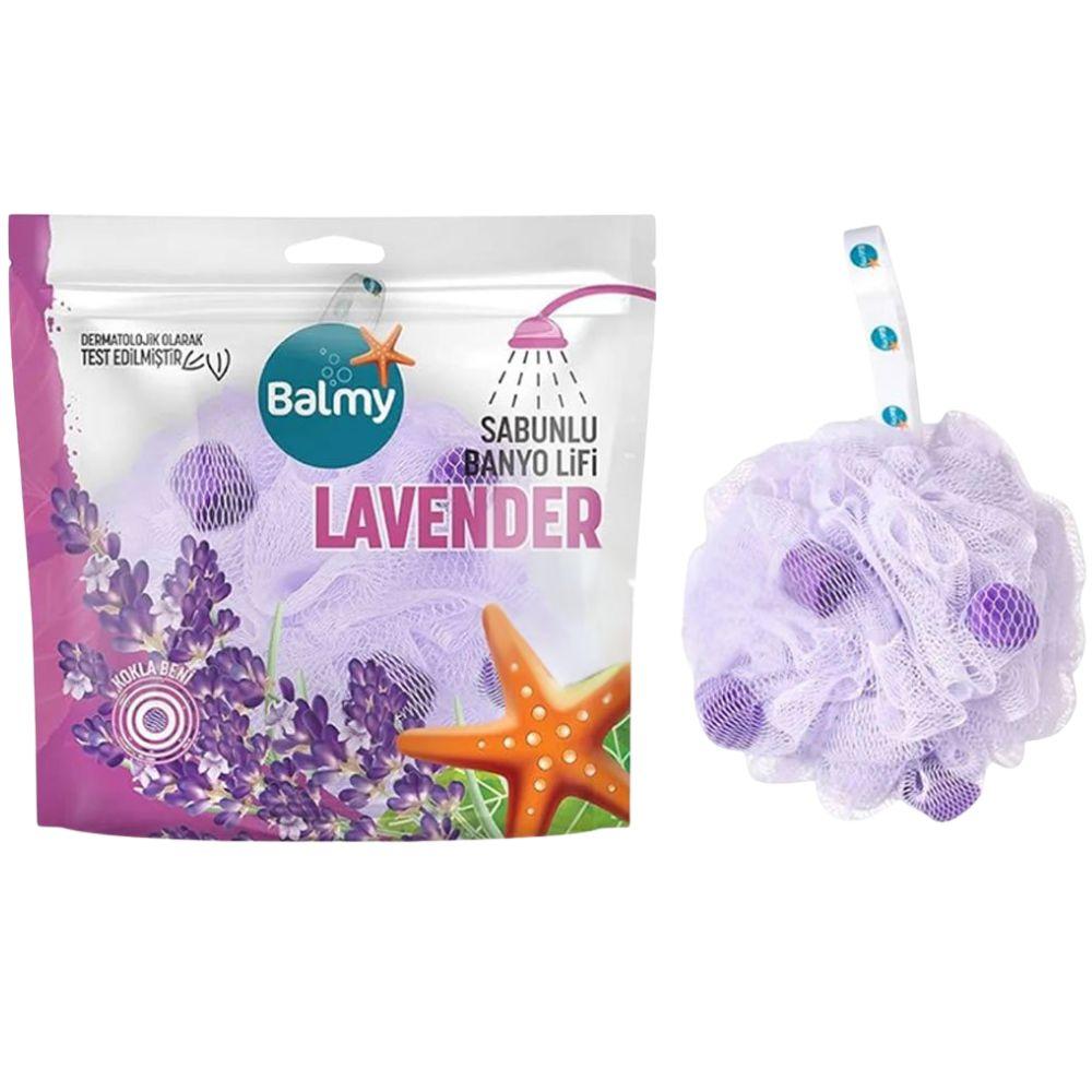 Balmy Lavanda sunđer za tuširanje sa sapunom – 76g – do 15 upotreba – miris lavande