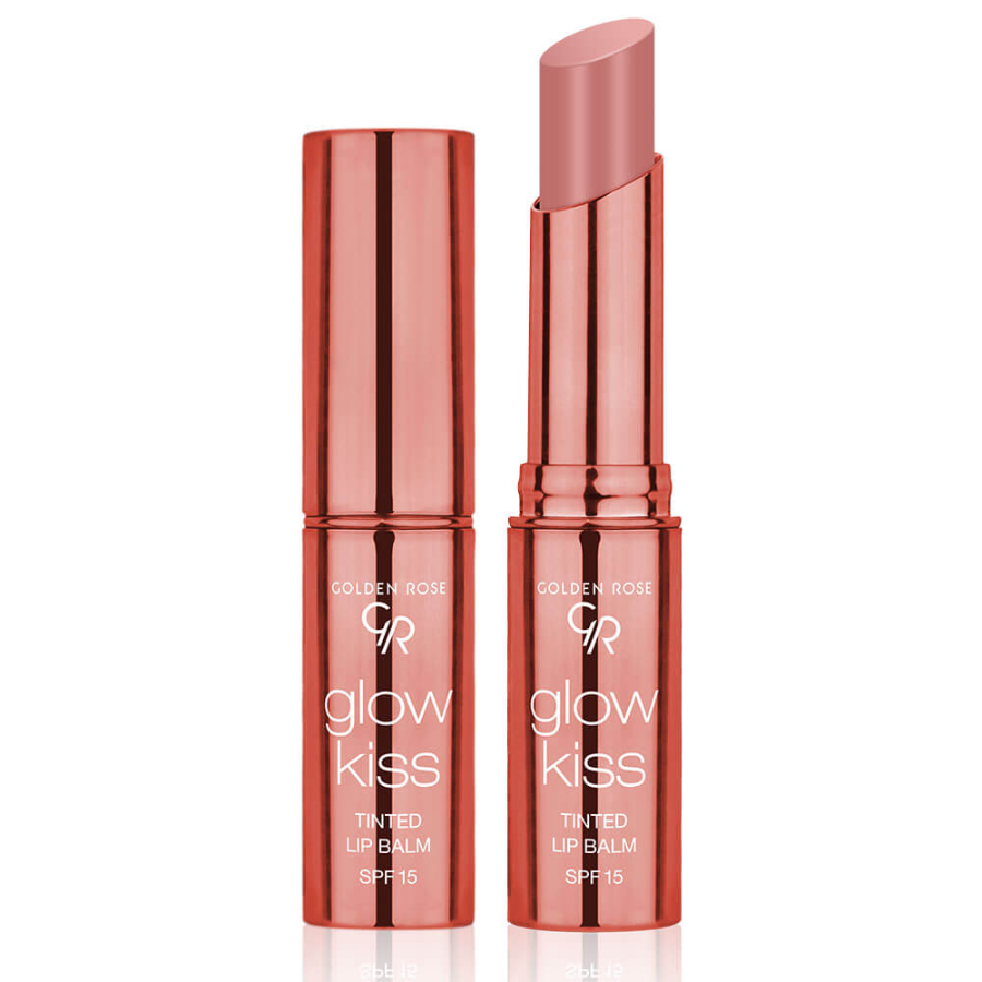Balzam kremasti za usne Glow Kiss Tinted Lip Balm SPF15 Golden Rose