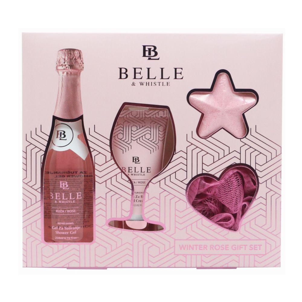 BELLE Šampanjac Pink Poklon Set za Negu i Kupanje 4/1