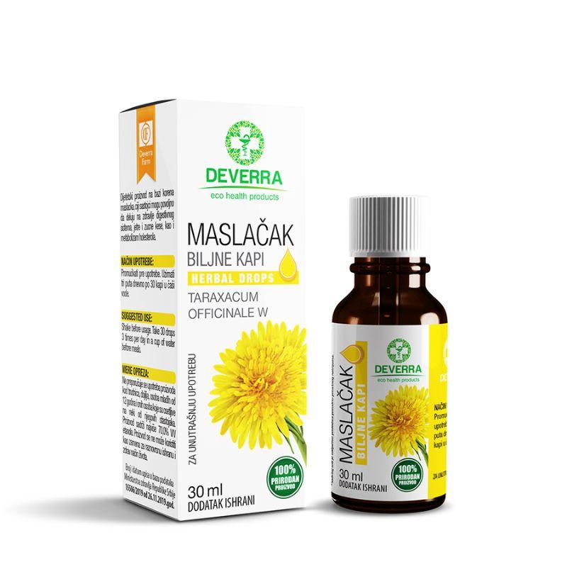 Biljne kapi maslačka – 30 ml, prirodna podrška varenju i detoksikaciji