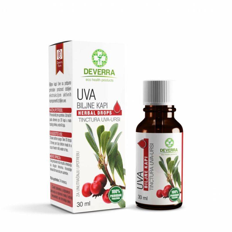 Biljne kapi Uve – 30 ml, prirodna podrška zdravlju mokraćnih puteva i bubrega