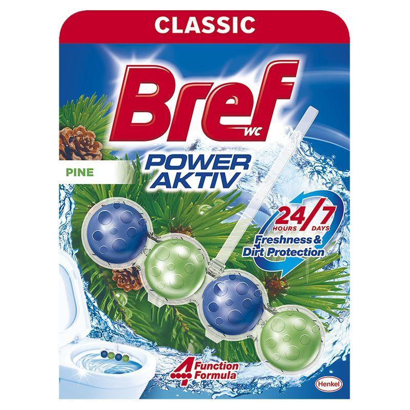 Bref Power Aktiv Pine WC osveživač – 4 funkcije – 50g