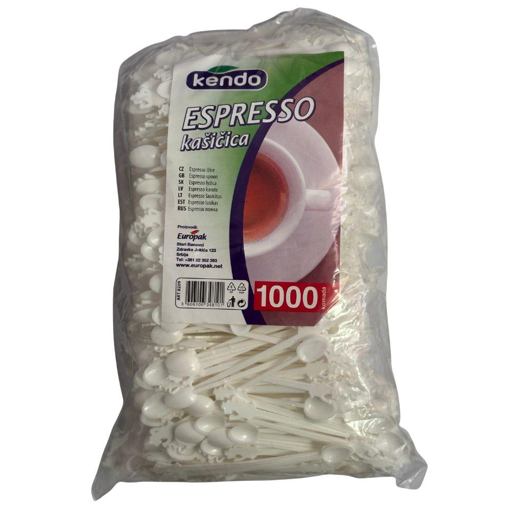 Cafe Kašičica Kendo – 1000 kom, Plastične Kašike za Kafu i Topla Pića