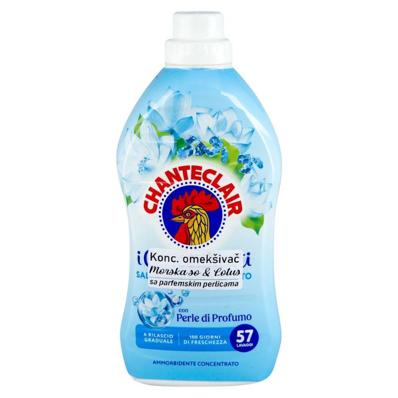 Chanteclair Koncentrovani omekšivač za veš – Morska so & cvet lotosa, 1000 ml + 140 ml gratis