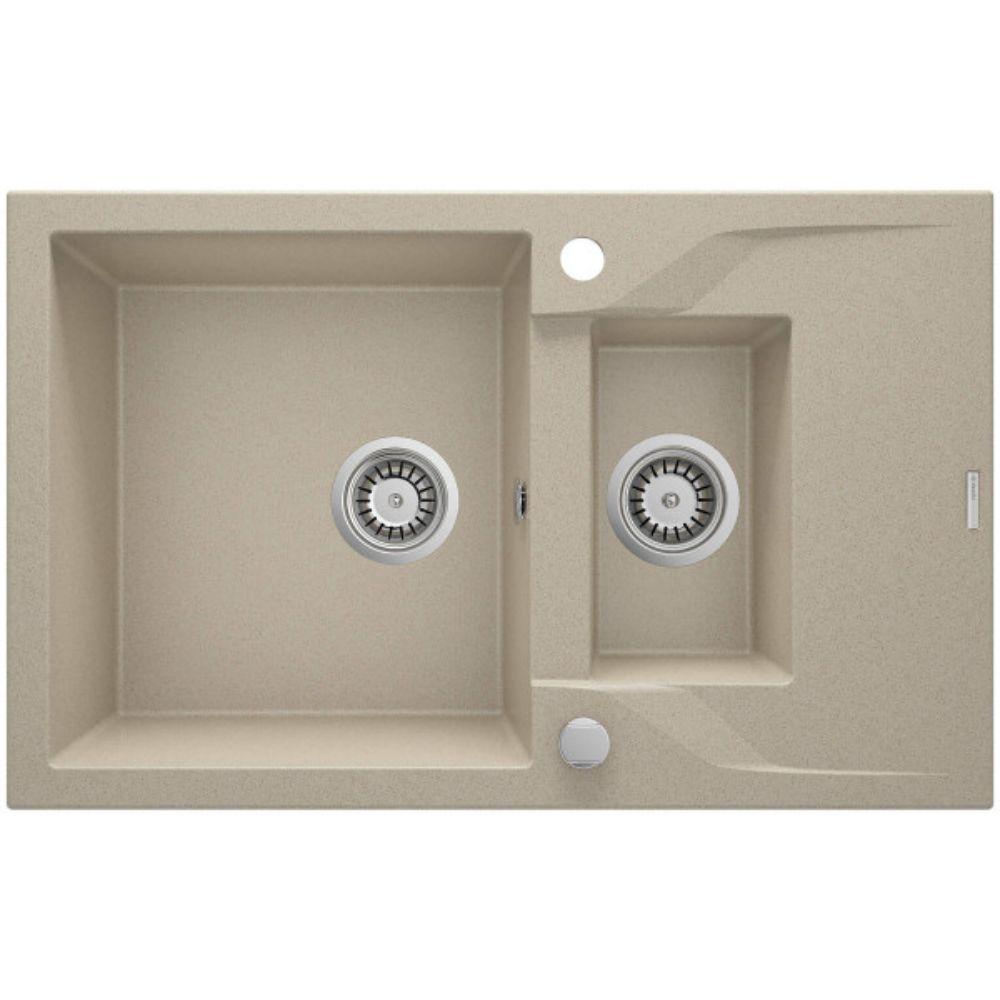 Deante Andante 78/SD/O ZQN 7513 – Granitna sudopera sa 1.5 koritom, pesak, 78 cm