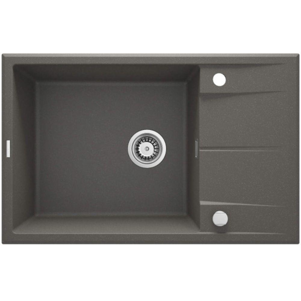 Deante Eridan ZQE T11B – Granitna sudopera 78/ANT/O, antracit boja, sa daljinskim podizačem