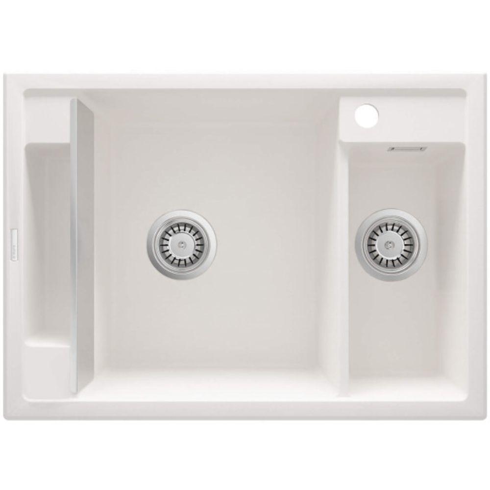 Deante granitna sudopera Magnetic ZRM A503 – 2.5 korita, 69 cm, alabaster, bez oceđivača