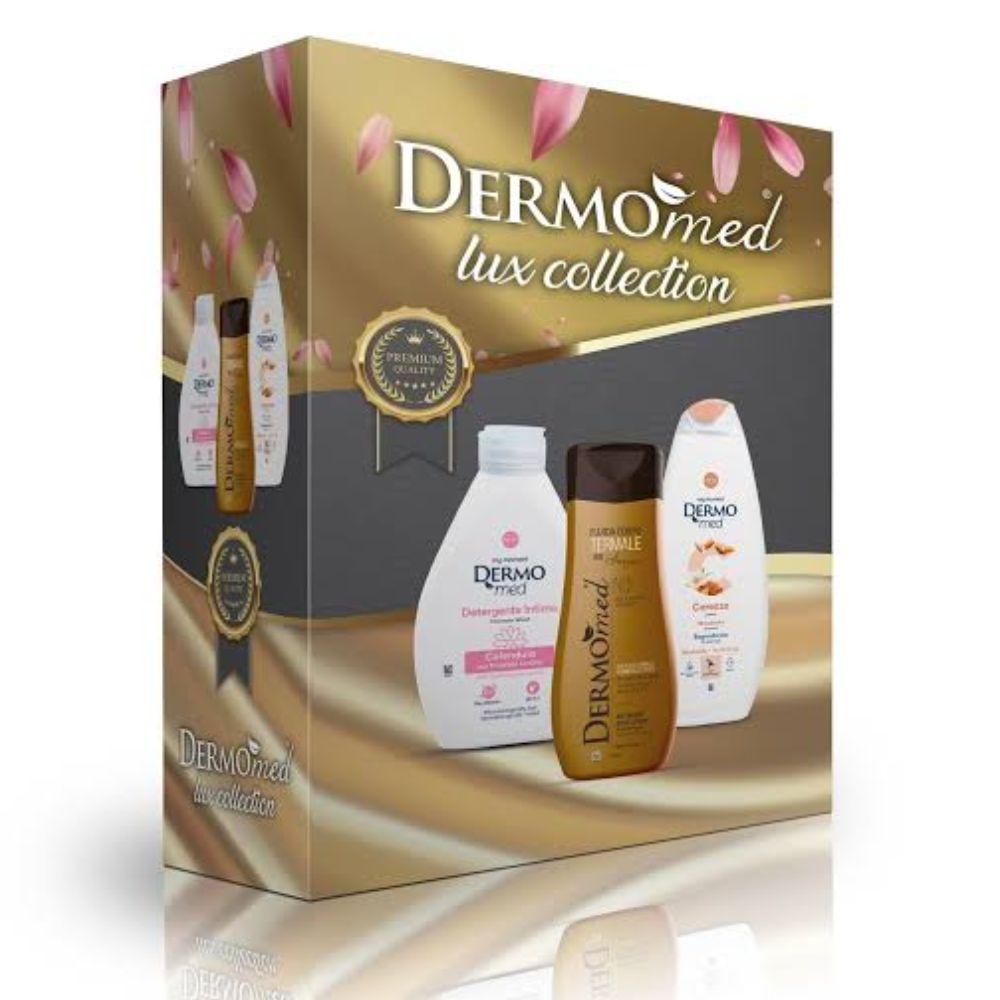 Dermomed Lux Collection poklon set – gel za tuširanje, intimni gel i mleko za telo