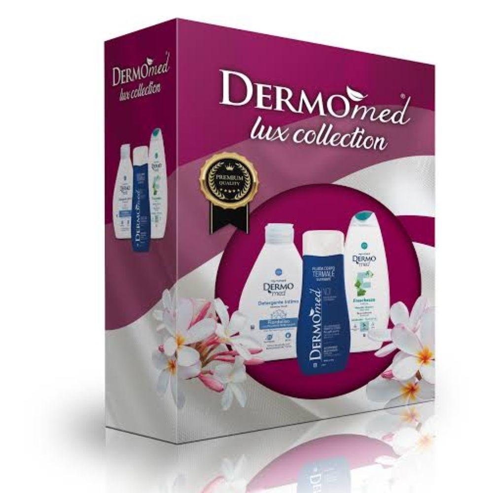 Dermomed poklon set Lux Collection – gel za tuširanje, intimni gel i mleko za telo