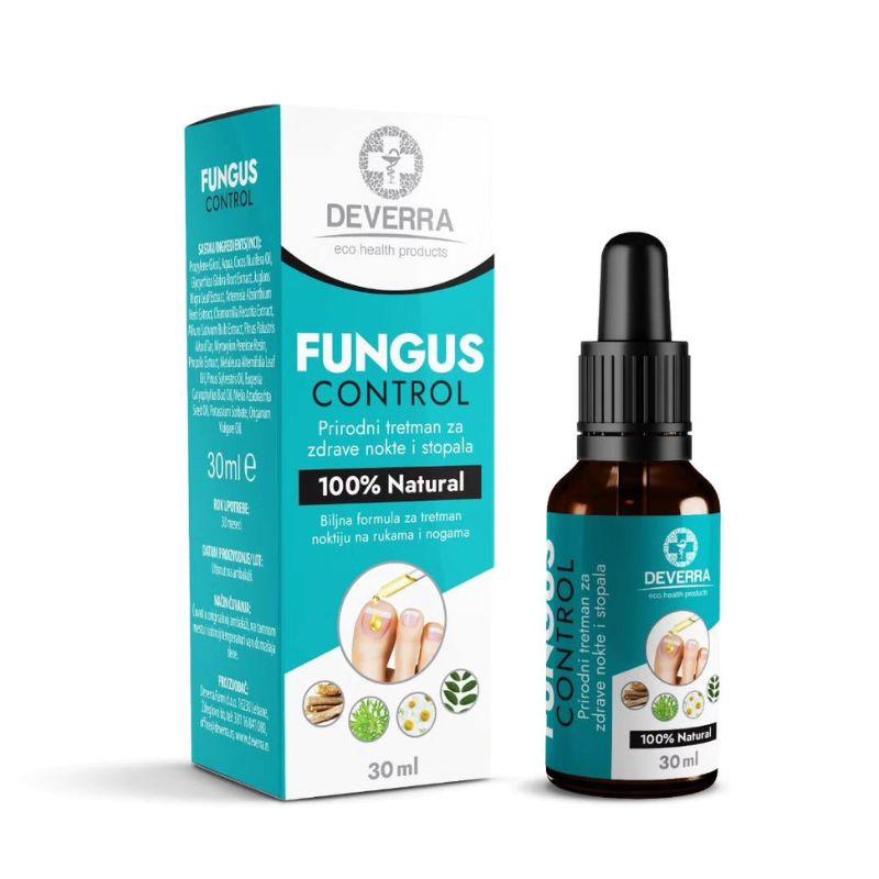 DEVERRA Fungus Control – Prirodni Tretman za Zdrave Nokte i Stopala, 30ml (100% Natural)