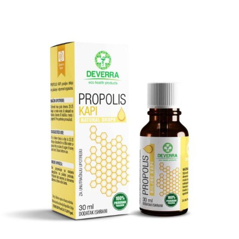 DEVERRA Propolis Kapi – Natural Drops 30ml (100% Prirodno)