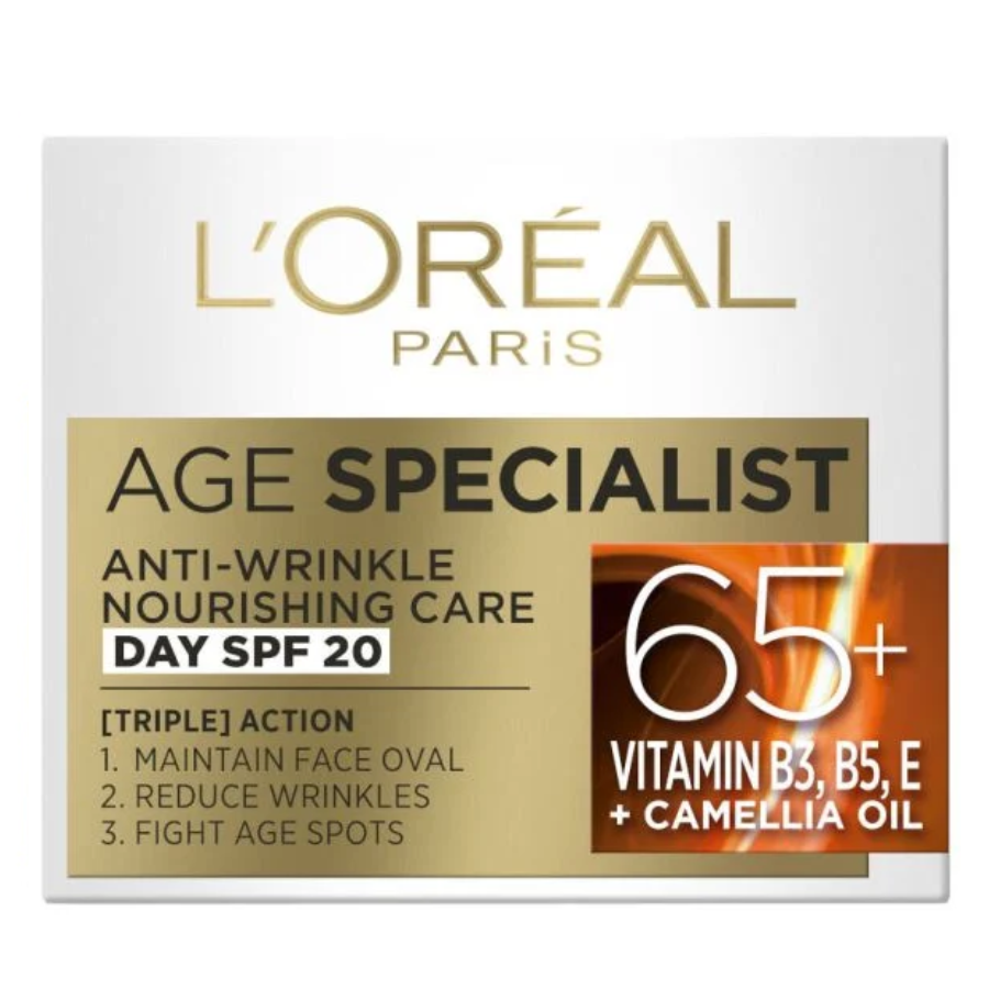 Dnevna krema Age Specialist SPF 20 65+ 50ml L Oreal Paris