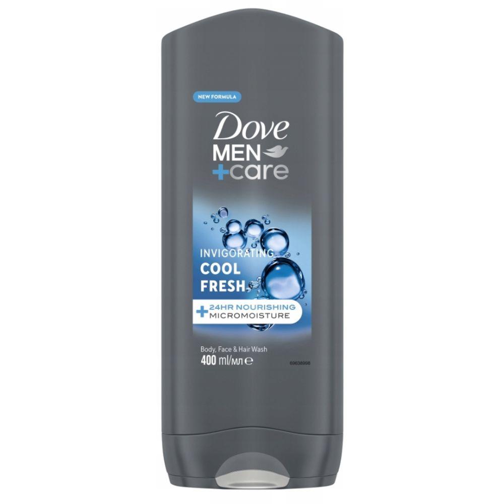 Dove Men+Care Invigorating Cool Fresh gel za tuširanje – 400ml, Micromoisture tehnologija