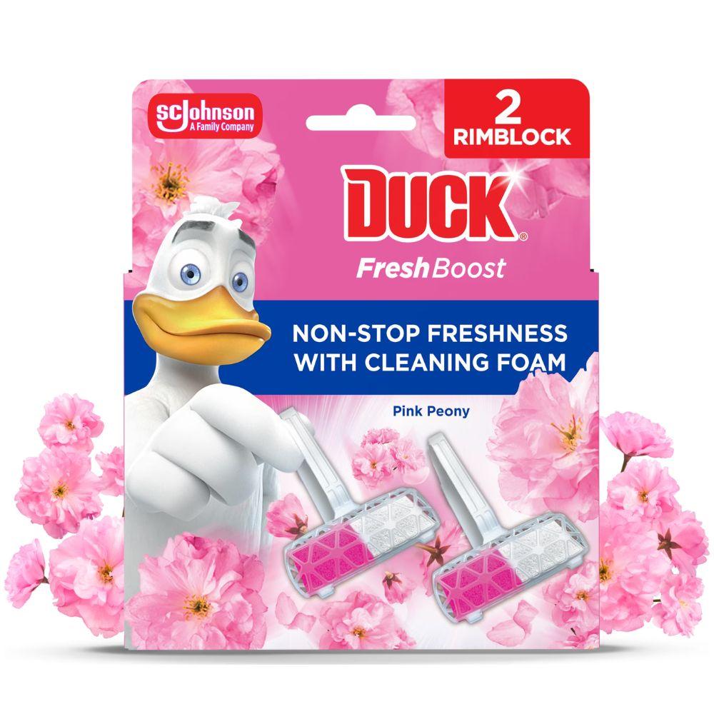 Duck Fresh Boost WC blok Pink Peony 2 kom