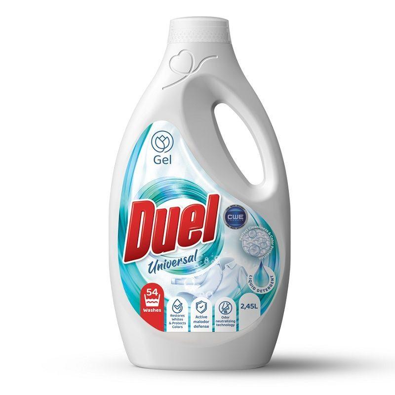 Duel gel tečni deterdžent za mašinsko i ručno pranje veša Universal – 2450ml