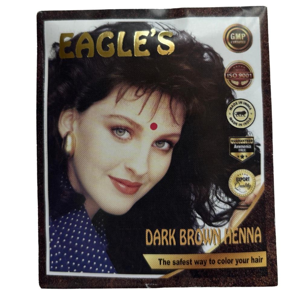 Eagle's Dark Brown Henna – Kana za kosu tamno smeđa, sa 60% prirodnih sastojaka