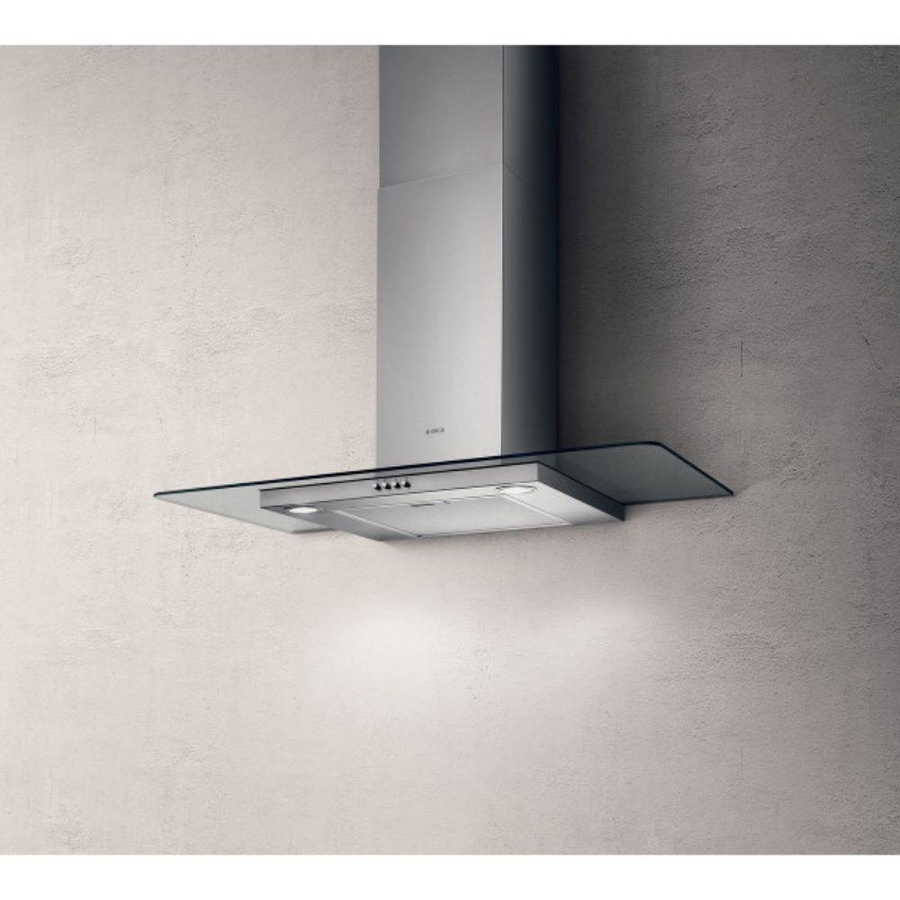 Elica FLAT GLASS IX/A/90 – Zidni aspirator od 90 cm u inox finišu