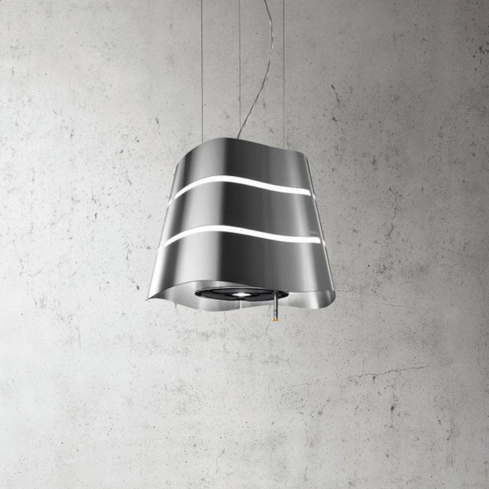 Elica WAVE IX/F/51 – Ostrvski aspirator sa MAGIC WAND kontrolom, Inox, 51 cm