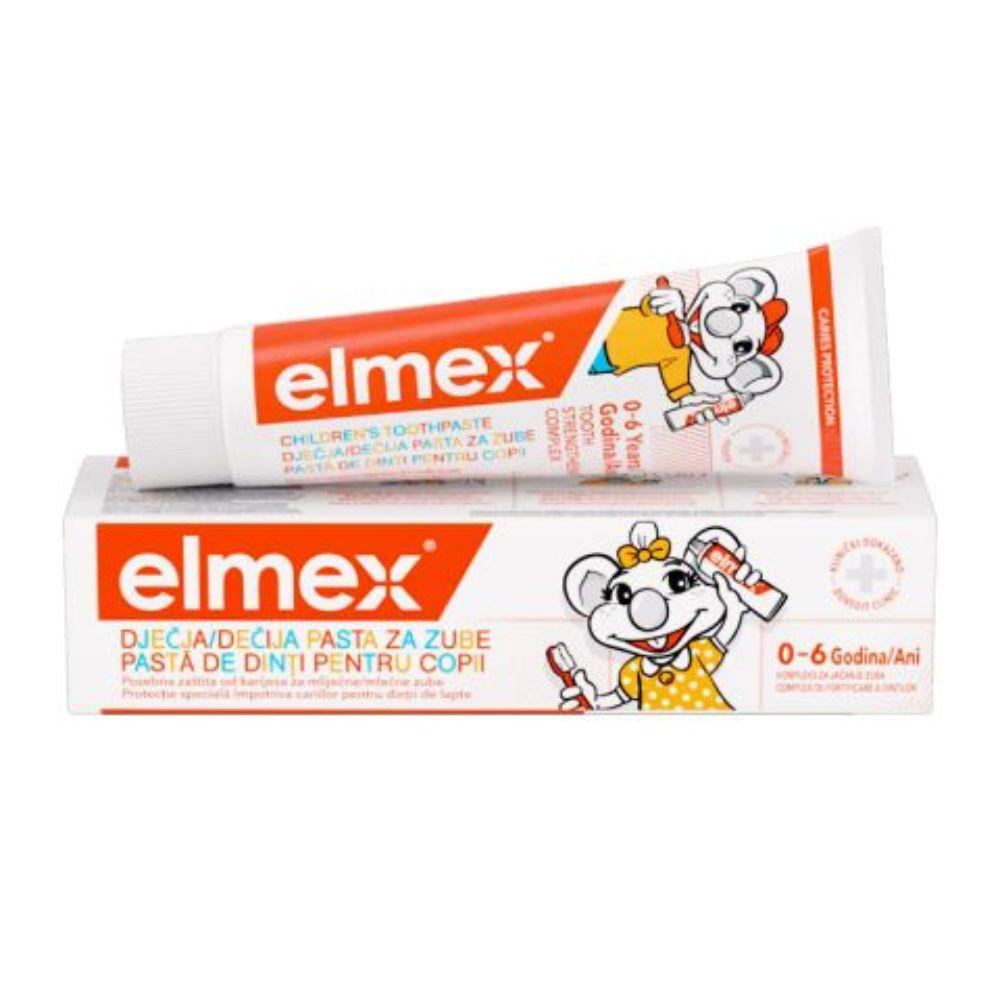 Elmex Kids pasta za zube (0–6 godina) – 50 ml, zaštita mlečnih zuba i prevencija karijesa