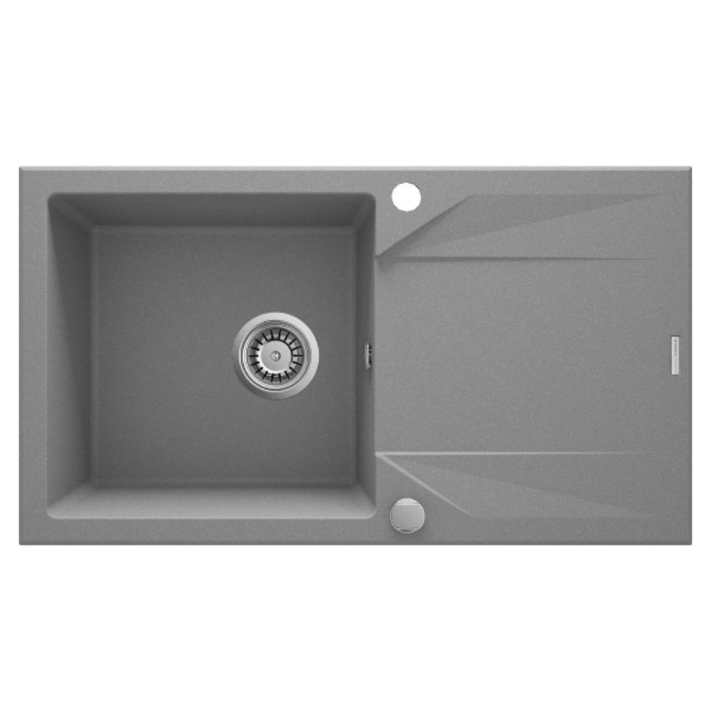 Evora granitna sudopera ZQJ S113 – metalik siva