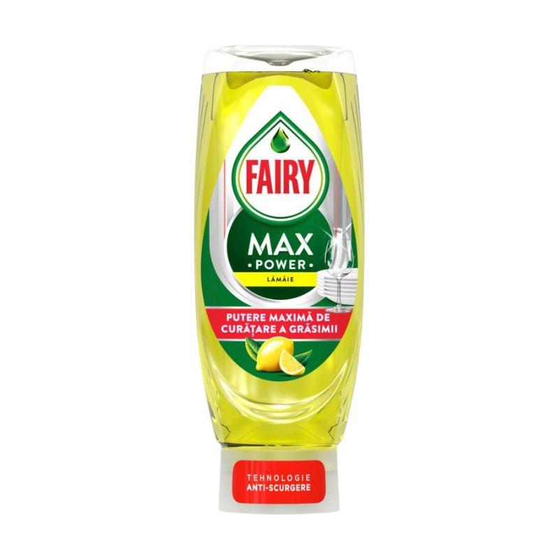Fairy Max Power Lemon tečnost za pranje sudova – 545ml