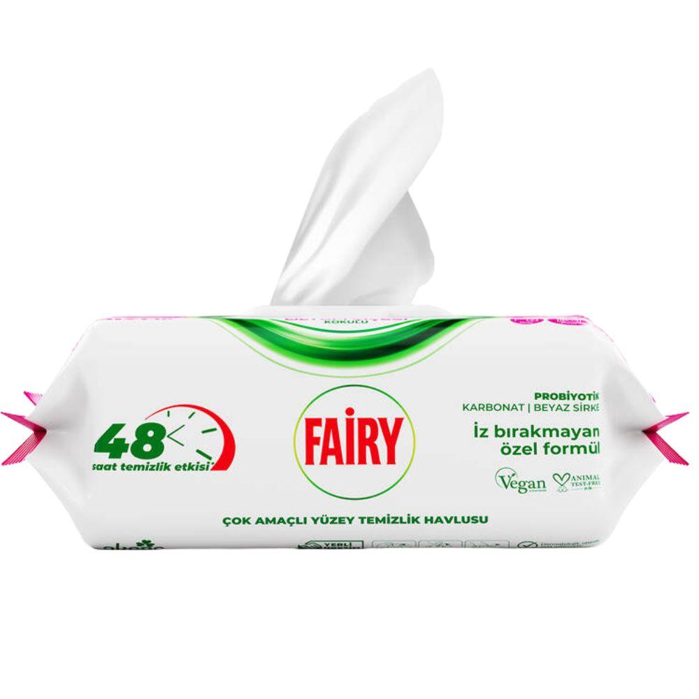 Fairy višenamenske vlažne maramice za površine – Ljiljan 100 kom