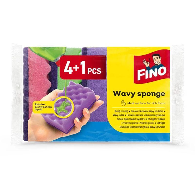 FINO sunđeri za sudove u boji – set 4+1 gratis