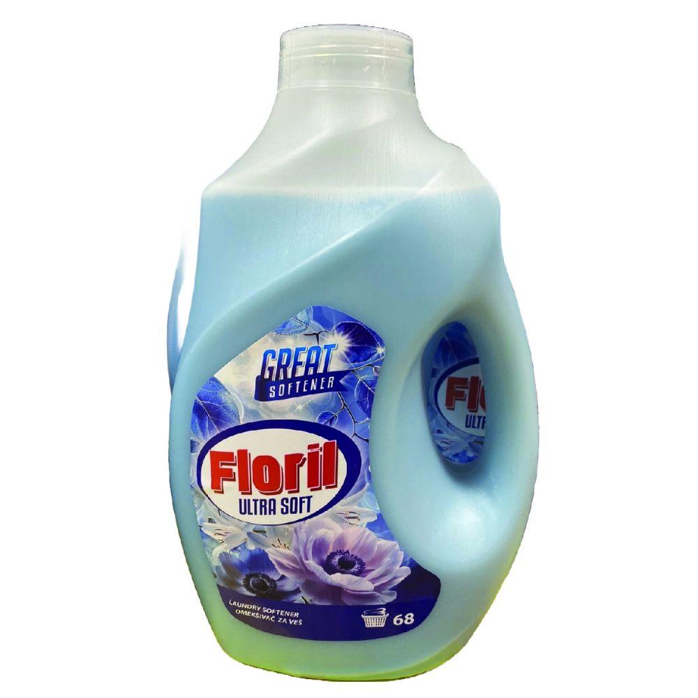 Floril Ultra Soft 3,4L – Koncentrovani Omekšivač za Dugotrajnu Svežinu i Mekano Rublje