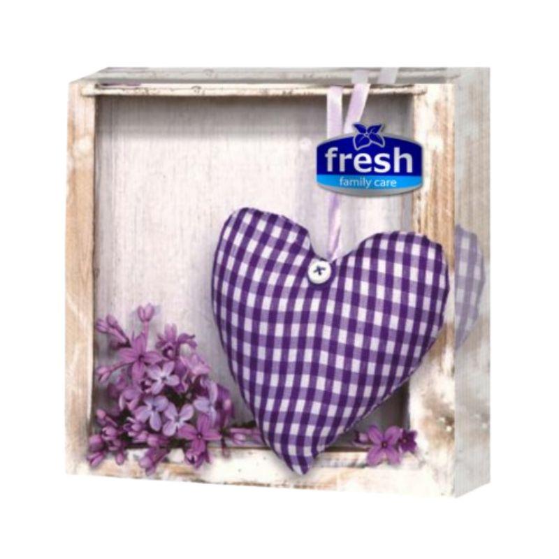 Fresh Deluxe Salvete Dekorativne – Troslojne, 20 Komada (33x33 cm)