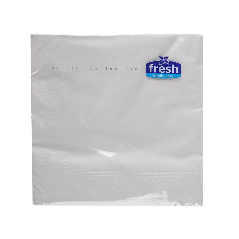 Fresh Deluxe Salvete Srebrne – Troslojne, 20 Komada (33x33 cm)