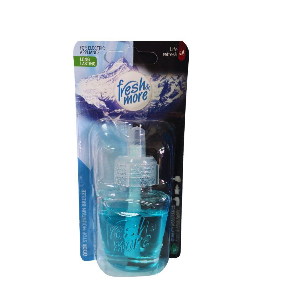 Fresh & More Odor Stop Mountain Breeze - Koncentrovani Osveživač Vazduha za Električne Isparivače - Dopuna 19ml