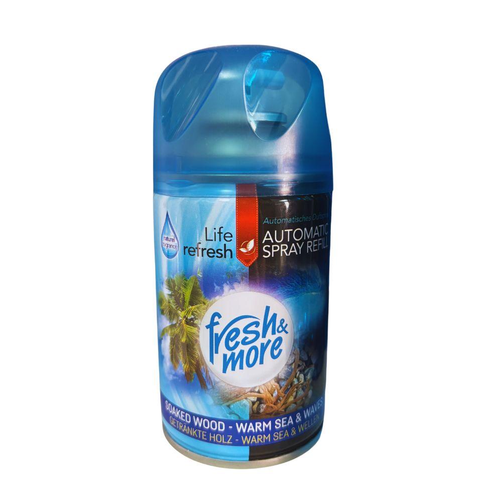 Fresh & More Soaked Wood - Warm Sea & Waves - Osveživač Prostorija Dopuna - 250ml