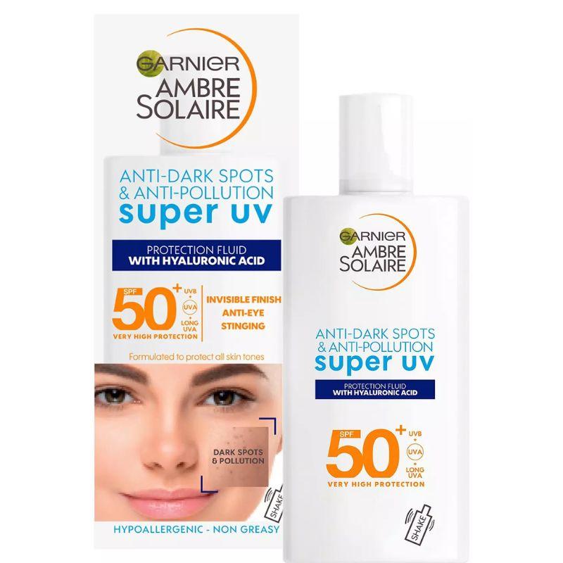 Garnier Ambre Solaire Fluid za lice za zaštitu od sunca SPF50+ 40ml