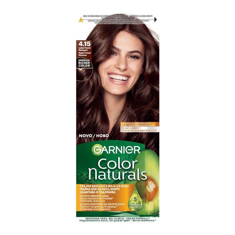 Garnier Color Naturals 4.15 – Ledeni tamni mahagoni
