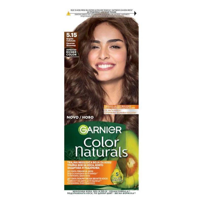 GARNIER Color Naturals Boja za kosu 5.15 - Hranljiva Krema za Bojenje