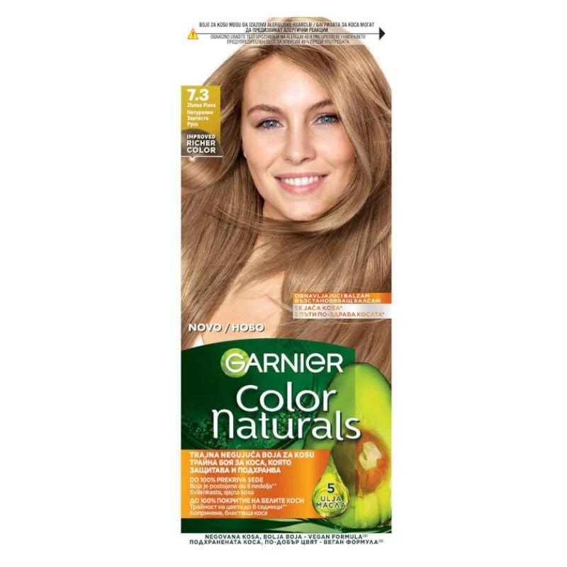 Garnier Color Naturals boja za kosu 7.3 – Zlatno plava