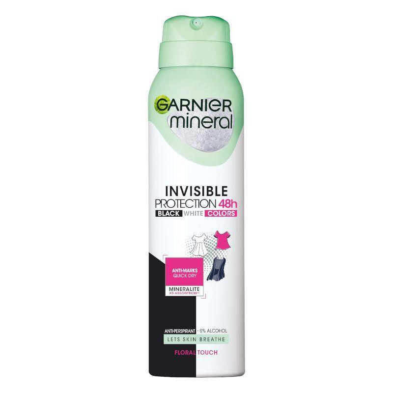 Garnier Mineral Black, White & Color Dezodorans u Spreju (Floral Touch) – 150ml